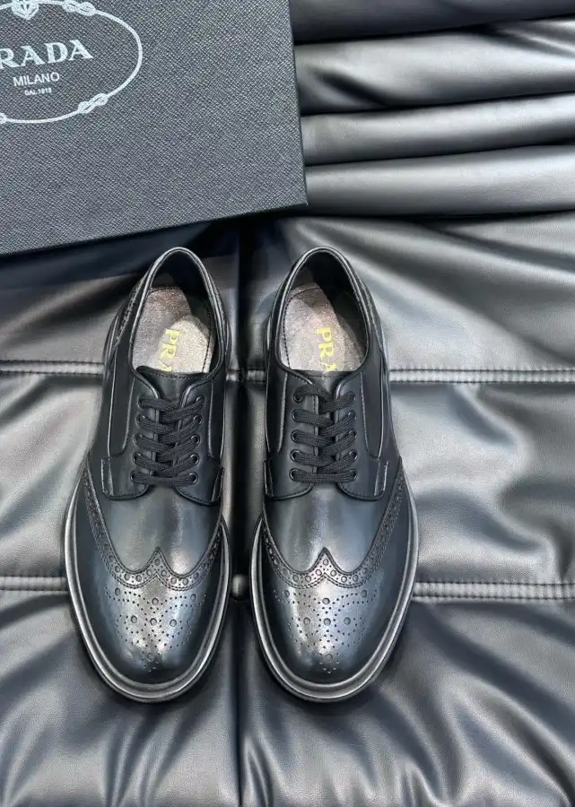 hype Prada Leather Shoes