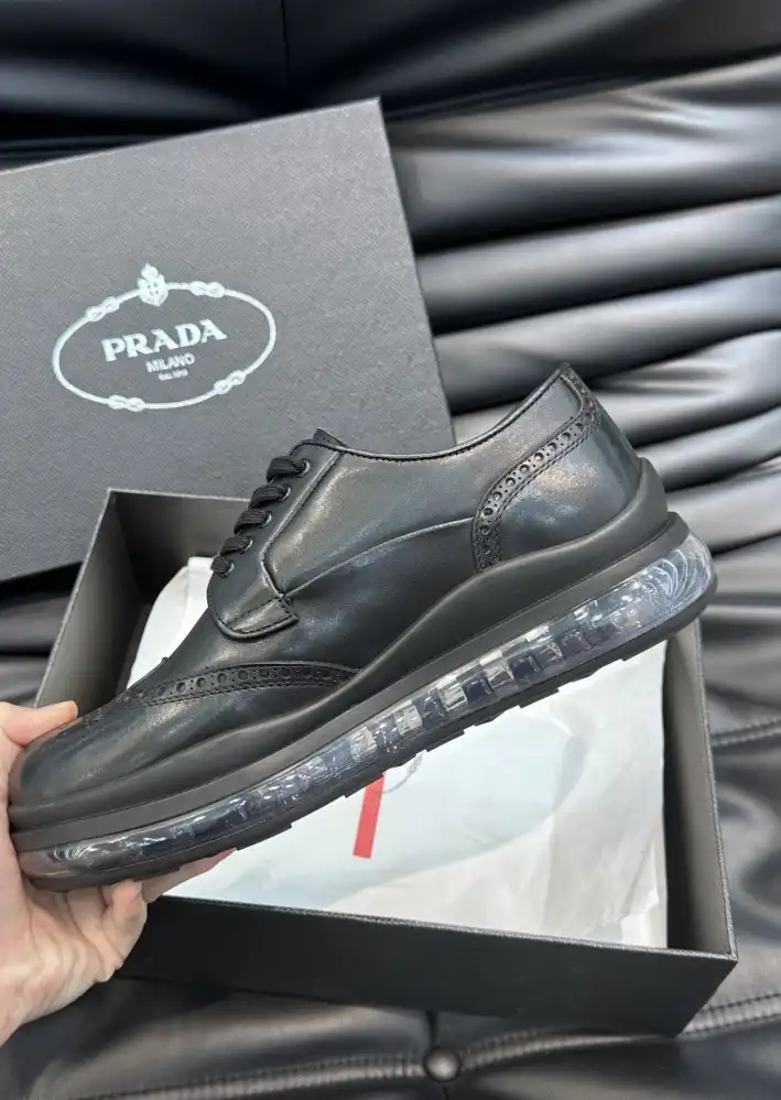 hype Prada Leather Shoes