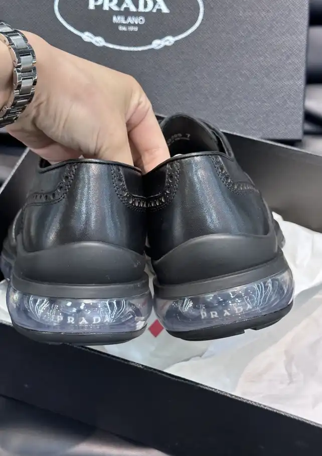 hype Prada Leather Shoes