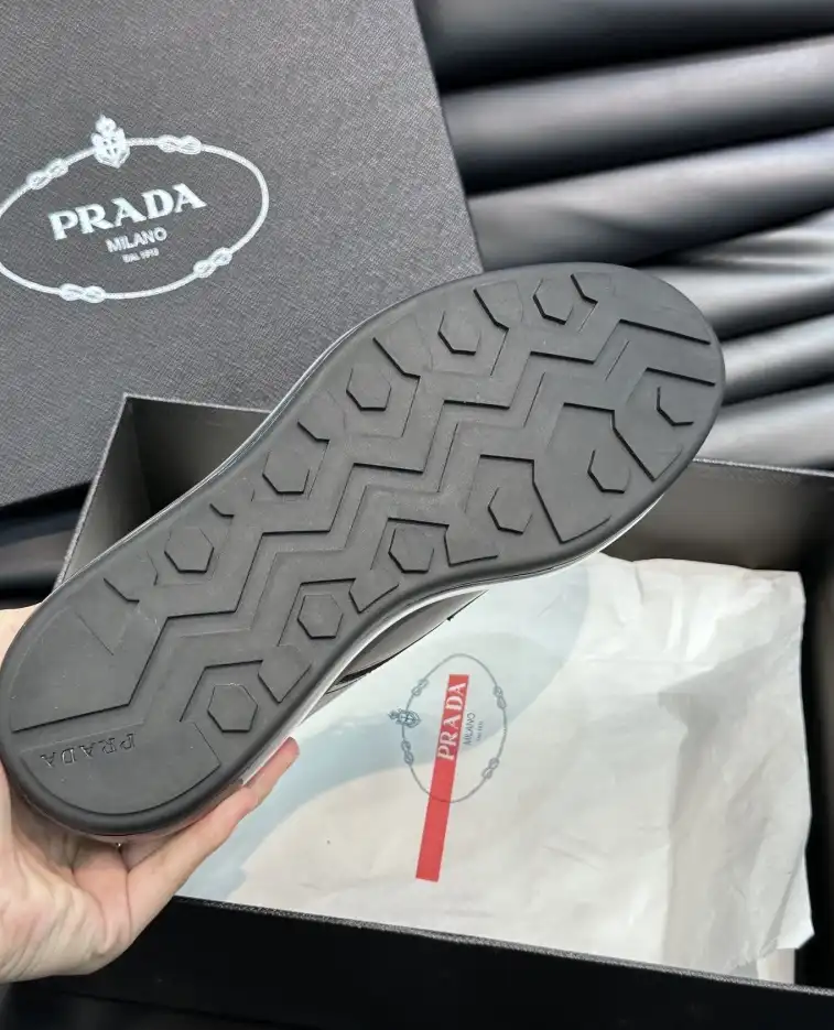 hype Prada Leather Shoes