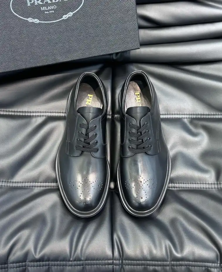 hype Prada Leather Shoes