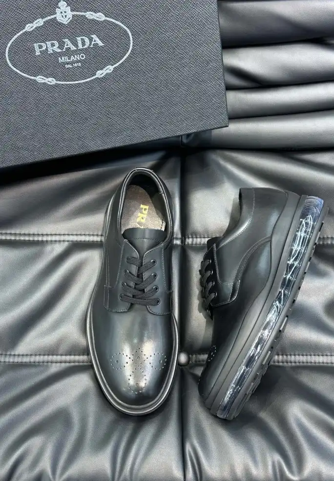 hype Prada Leather Shoes