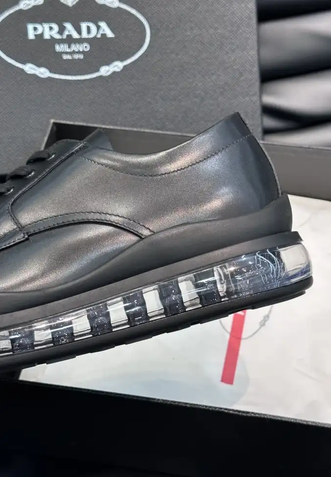 hype Prada Leather Shoes