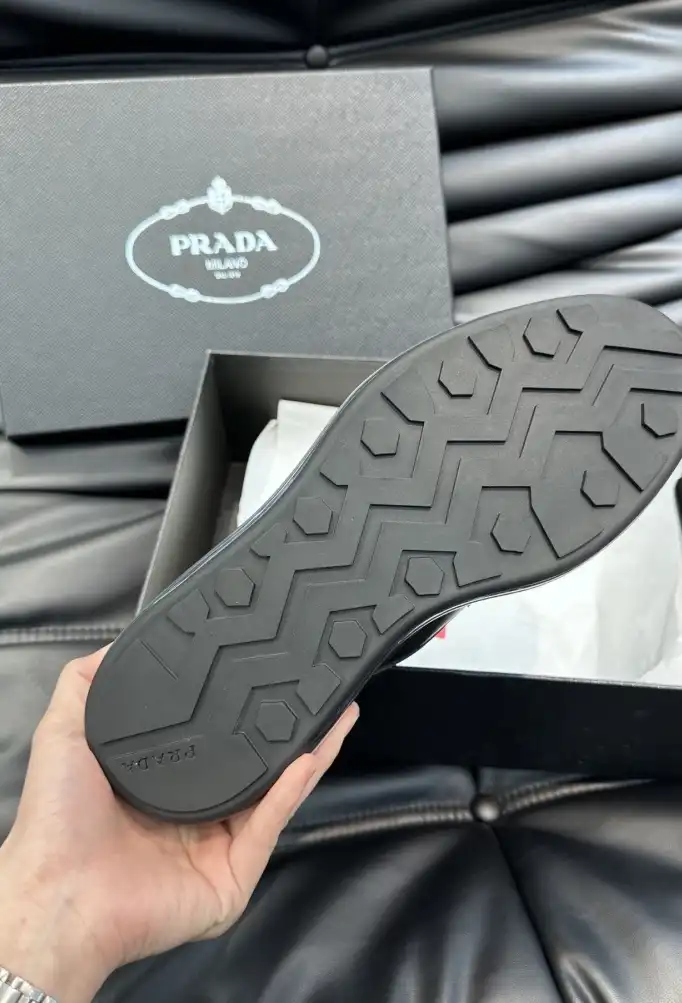 hype Prada Leather Shoes