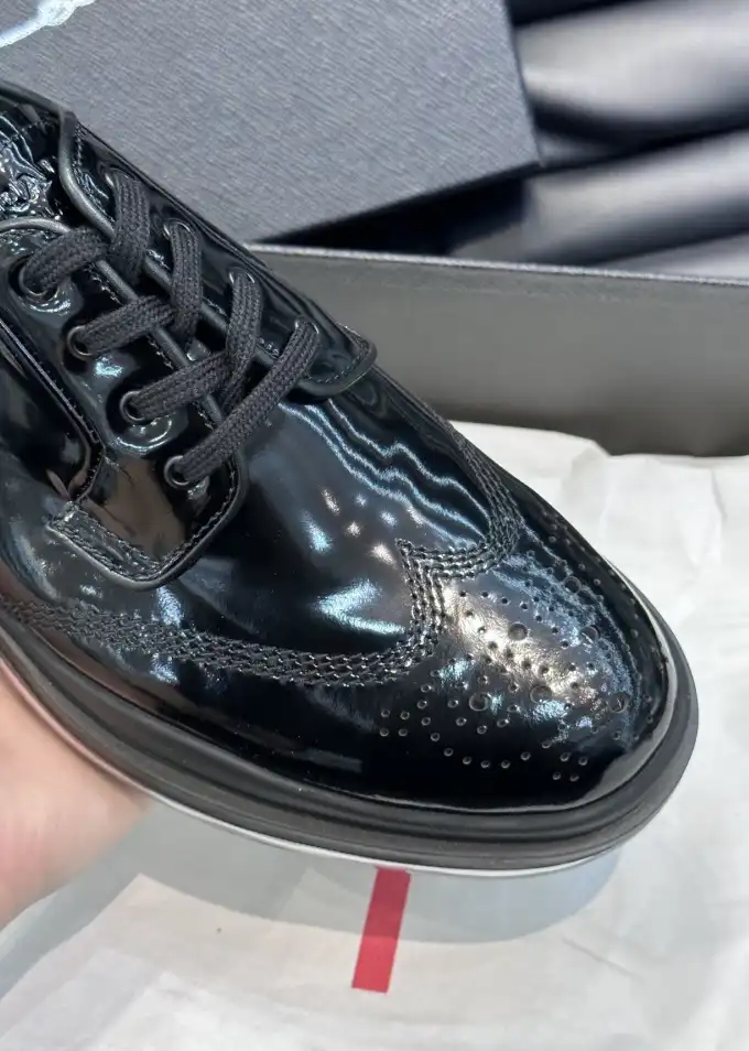 hype Prada Leather Shoes