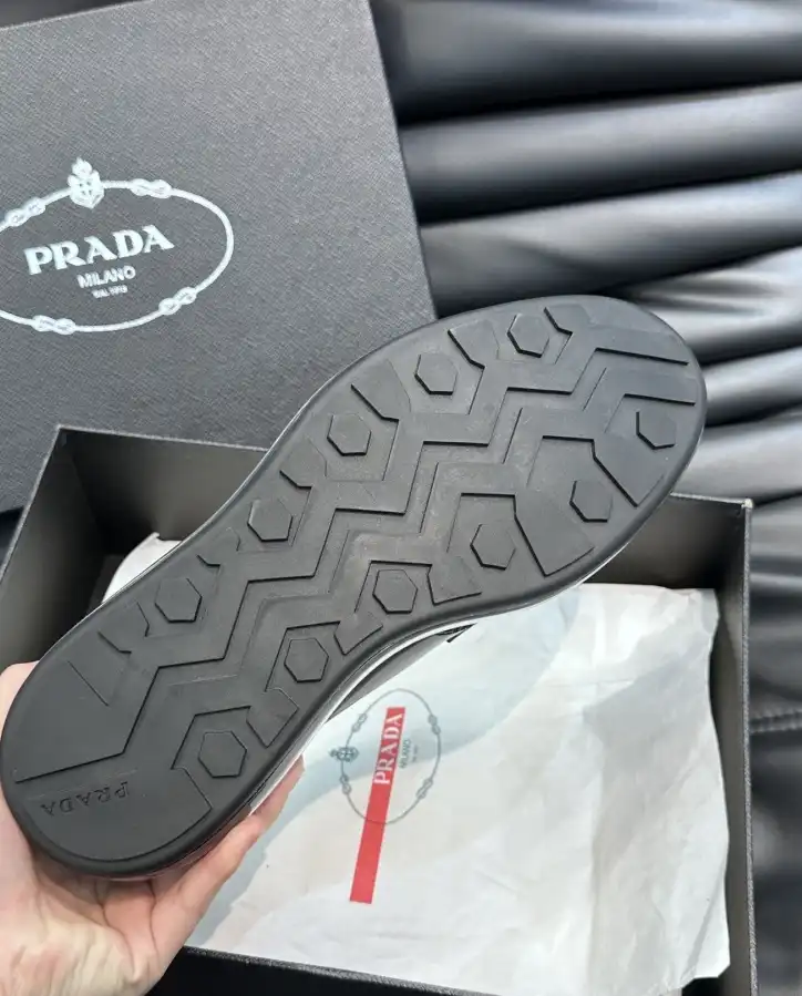 hype Prada Leather Shoes