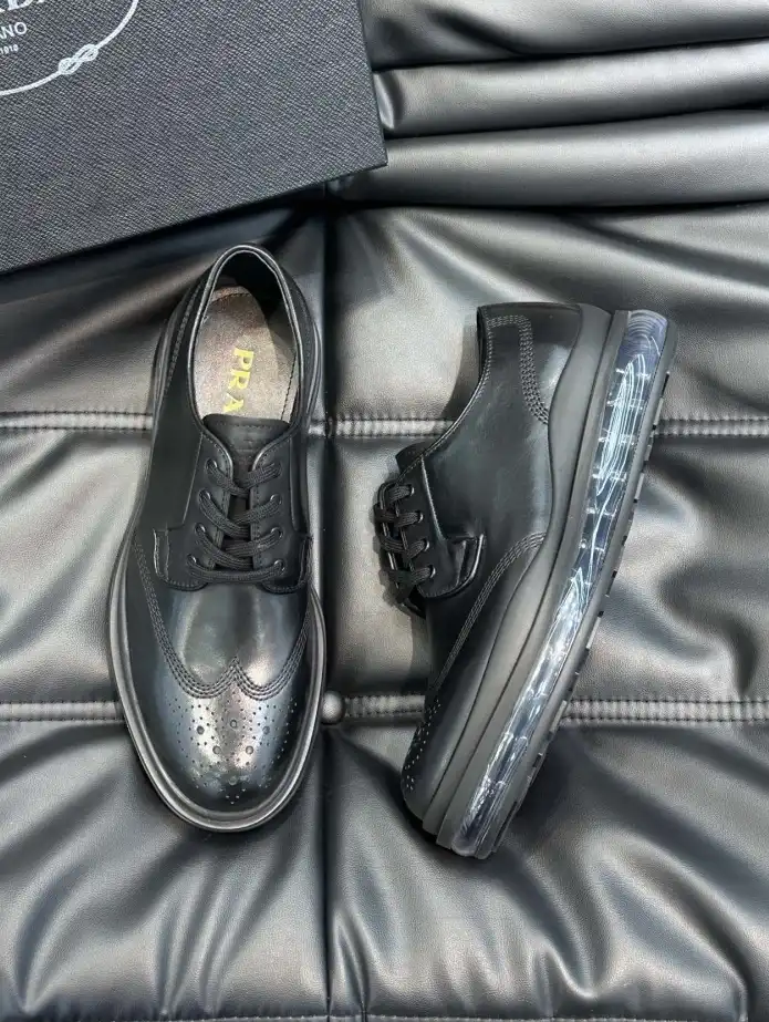 hype Prada Leather Shoes