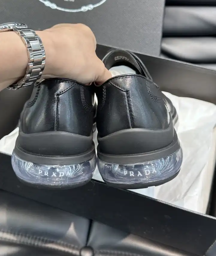 hype Prada Leather Shoes