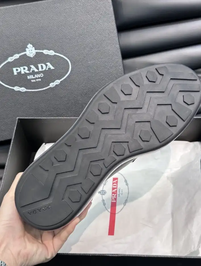 hype Prada Leather Shoes