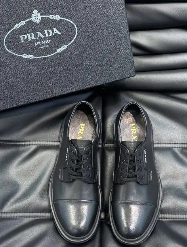 hype Prada Leather Shoes