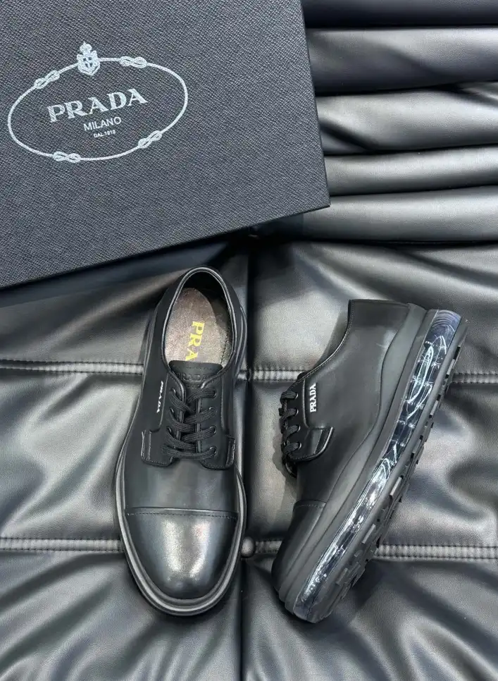 hype Prada Leather Shoes