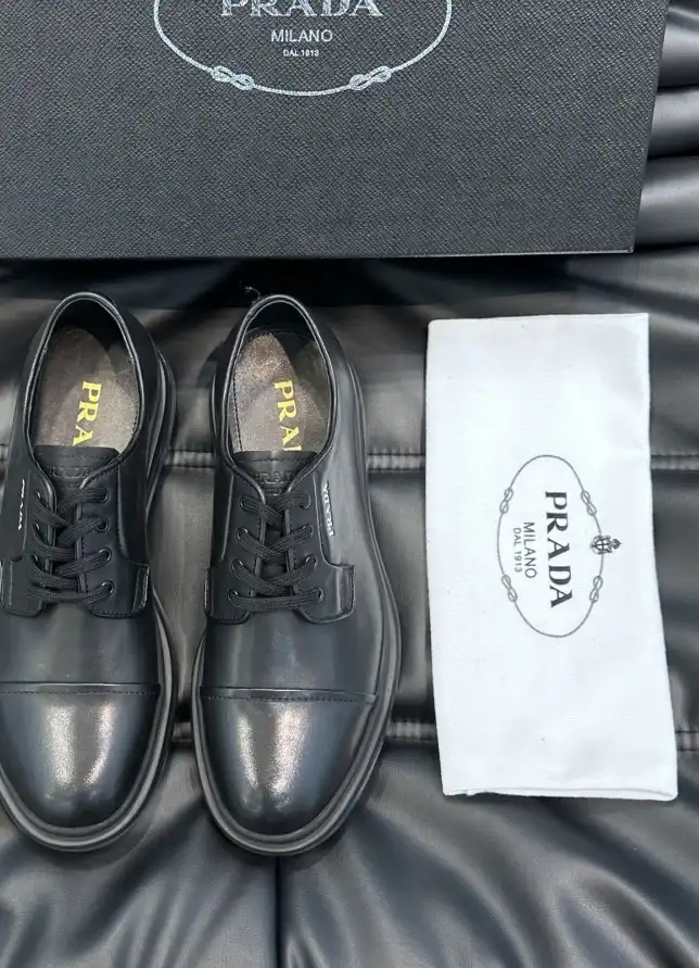 hype Prada Leather Shoes