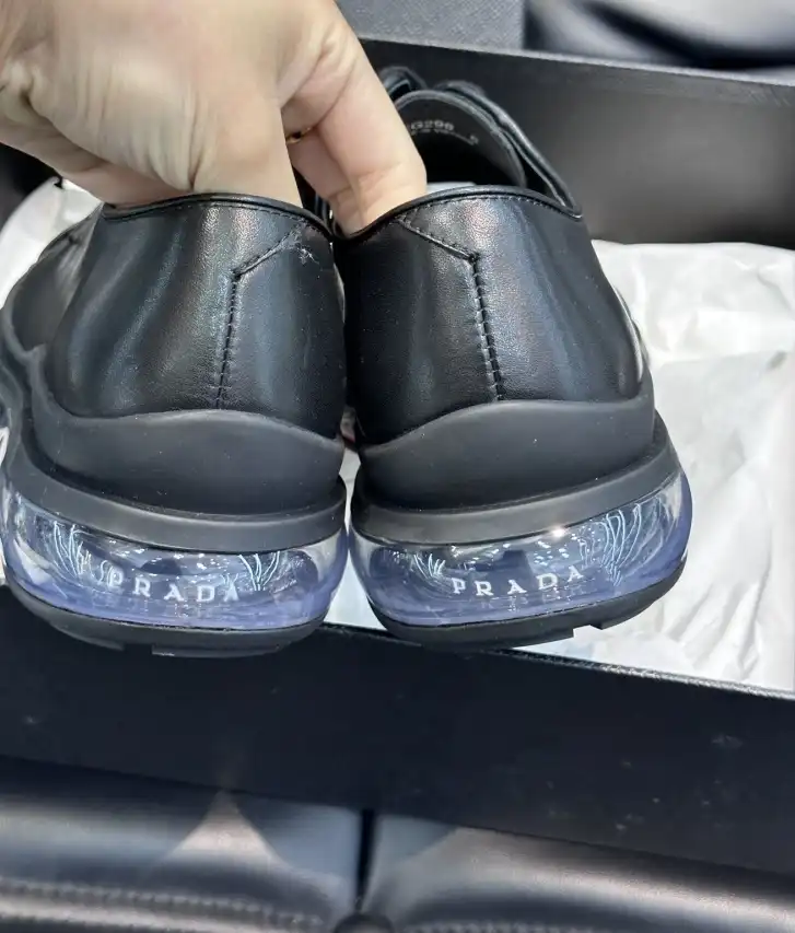 hype Prada Leather Shoes