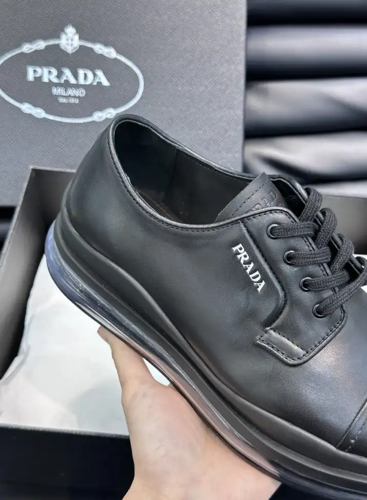 hype Prada Leather Shoes