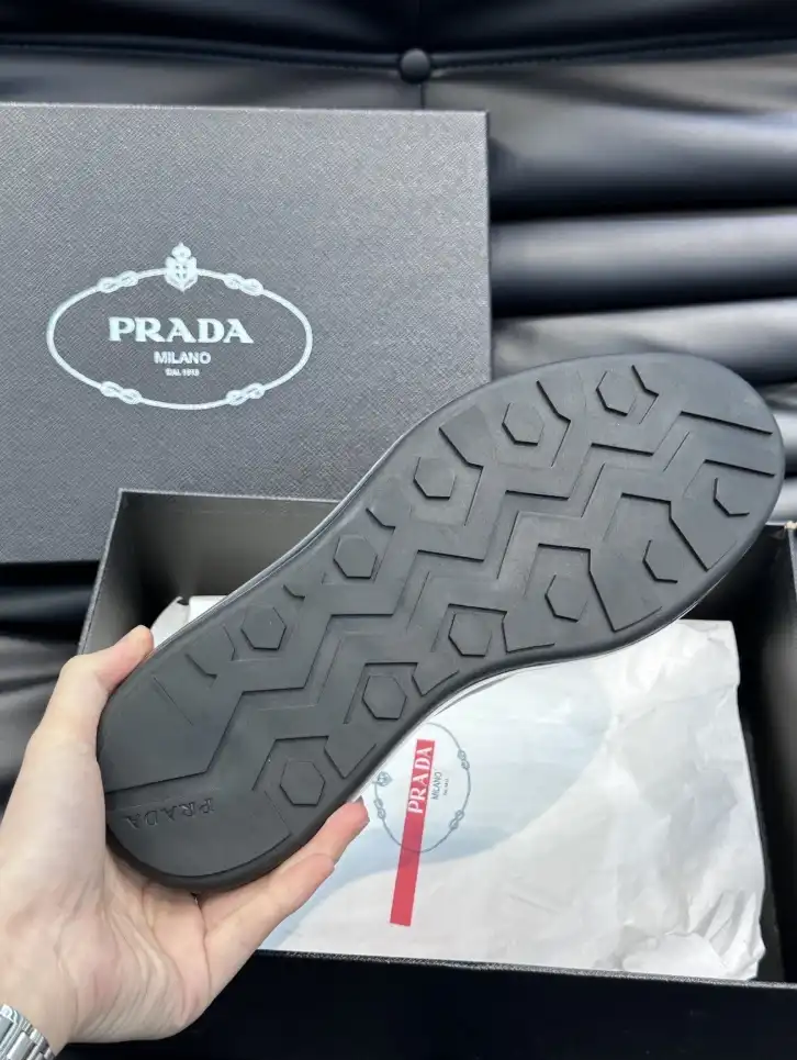 hype Prada Leather Shoes