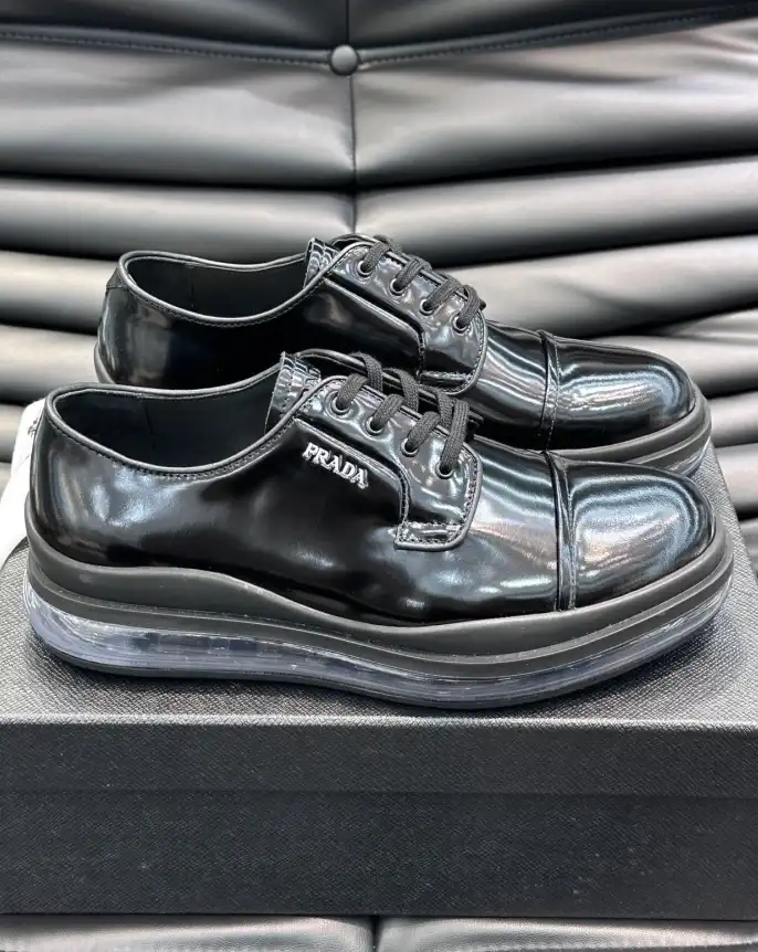 hype Prada Leather Shoes