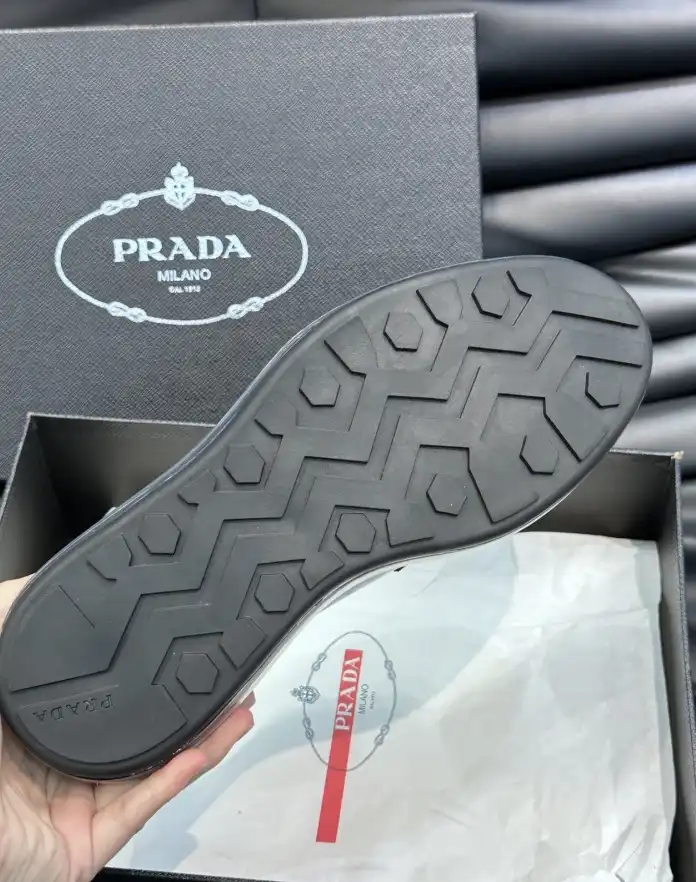 hype Prada Leather Shoes