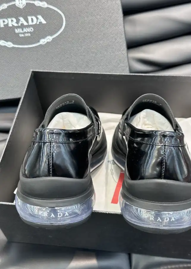 hype Prada Leather Shoes