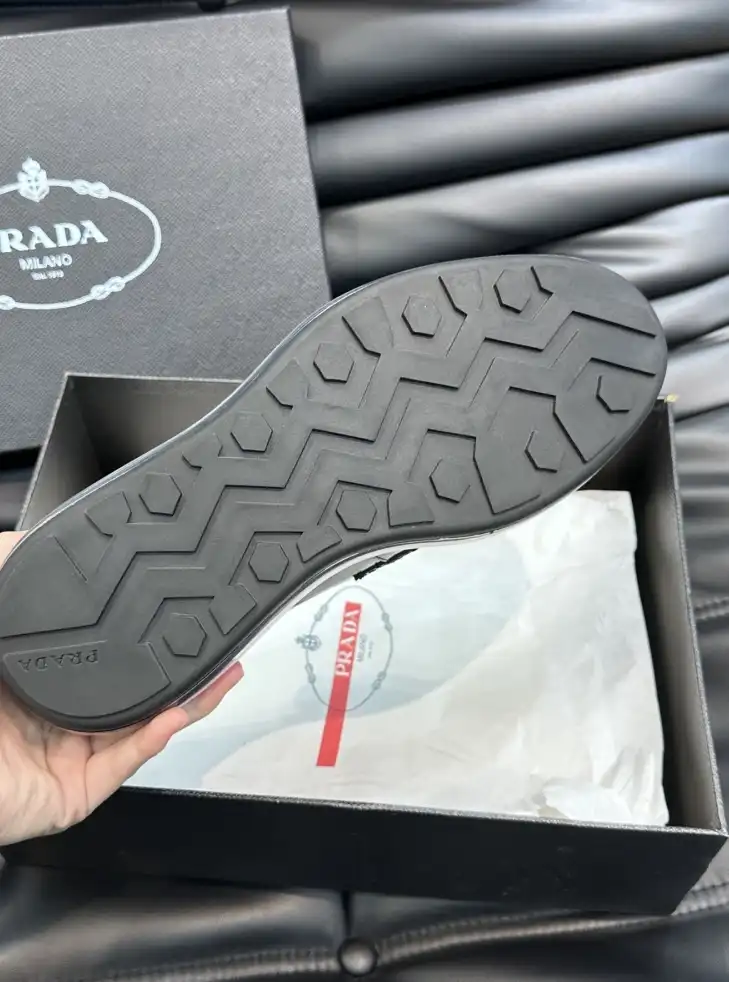 hype Prada Leather Shoes