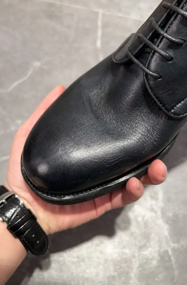 hype Prada Leather Shoes