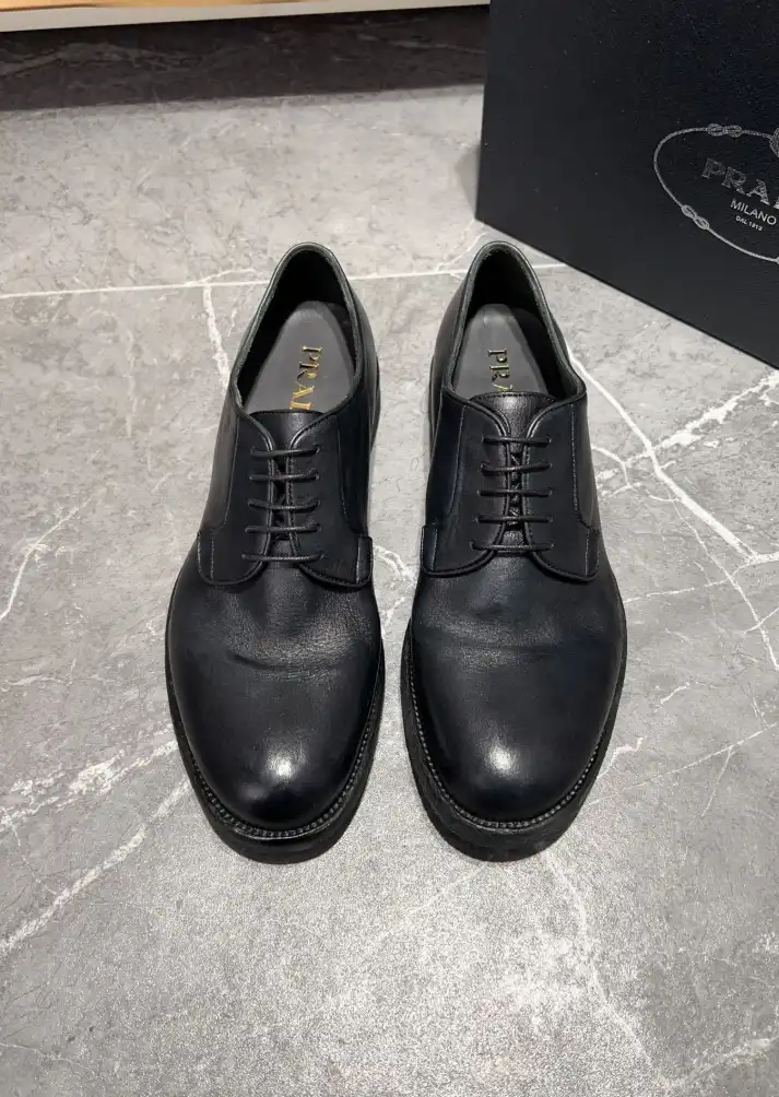 hype Prada Leather Shoes