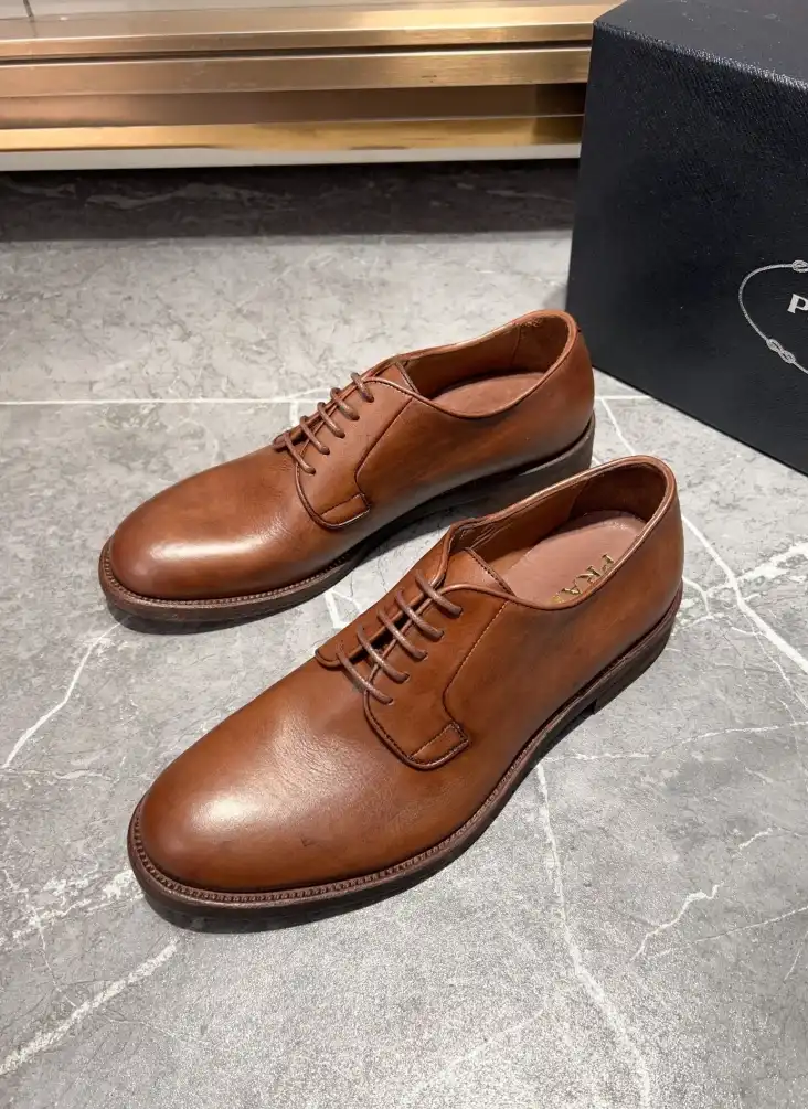 hype Prada Leather Shoes