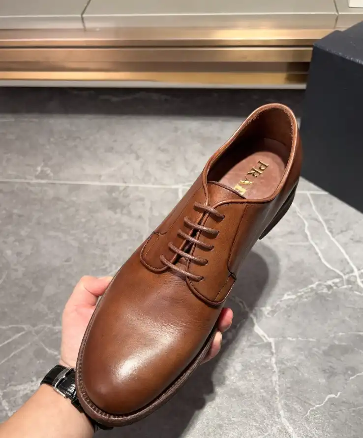 hype Prada Leather Shoes