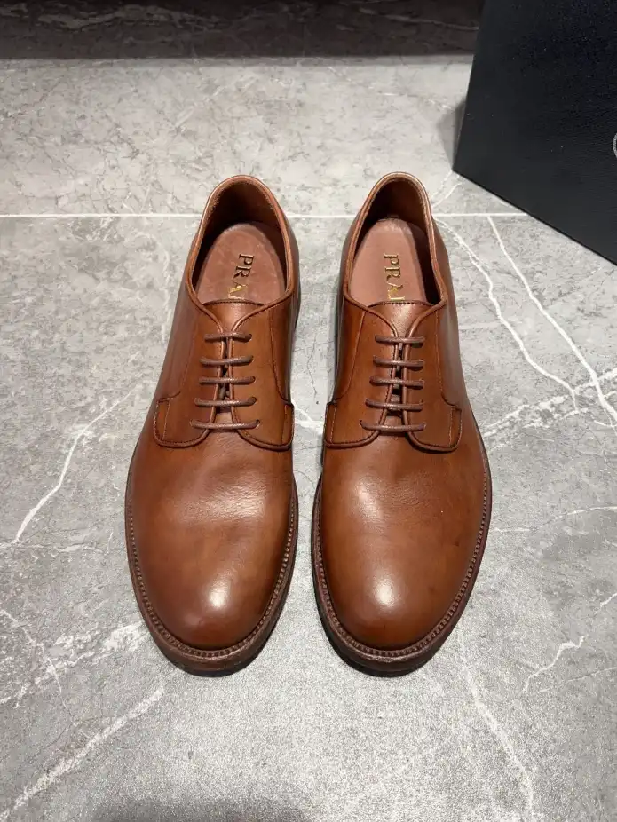 hype Prada Leather Shoes