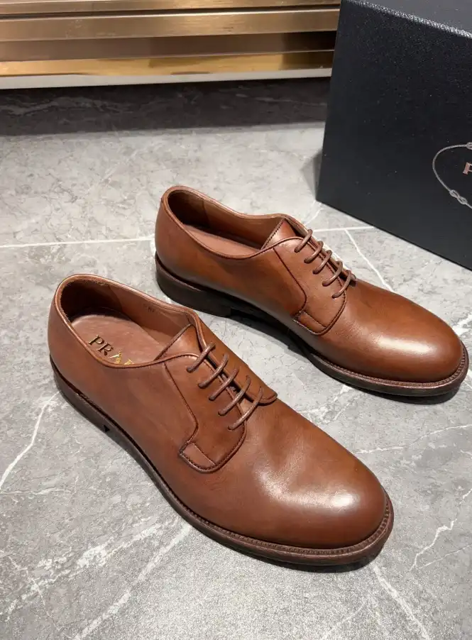 hype Prada Leather Shoes