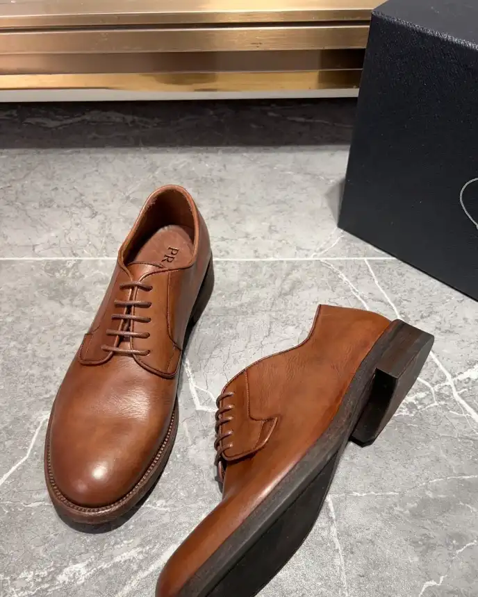 hype Prada Leather Shoes