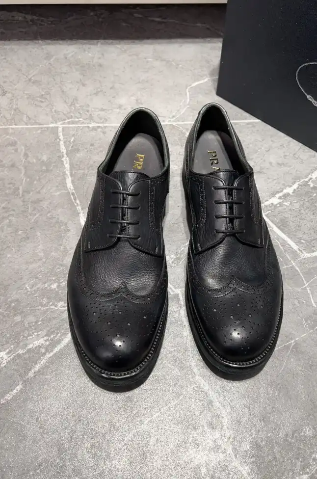 hype Prada Leather Shoes