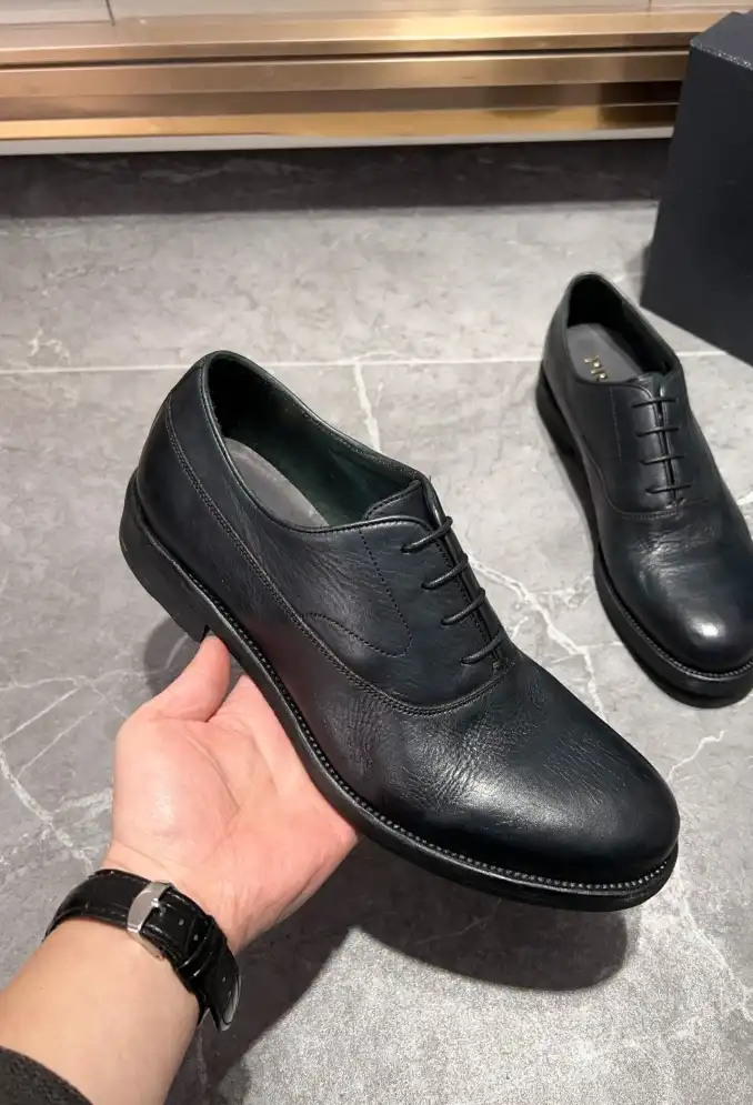 hype Prada Leather Shoes