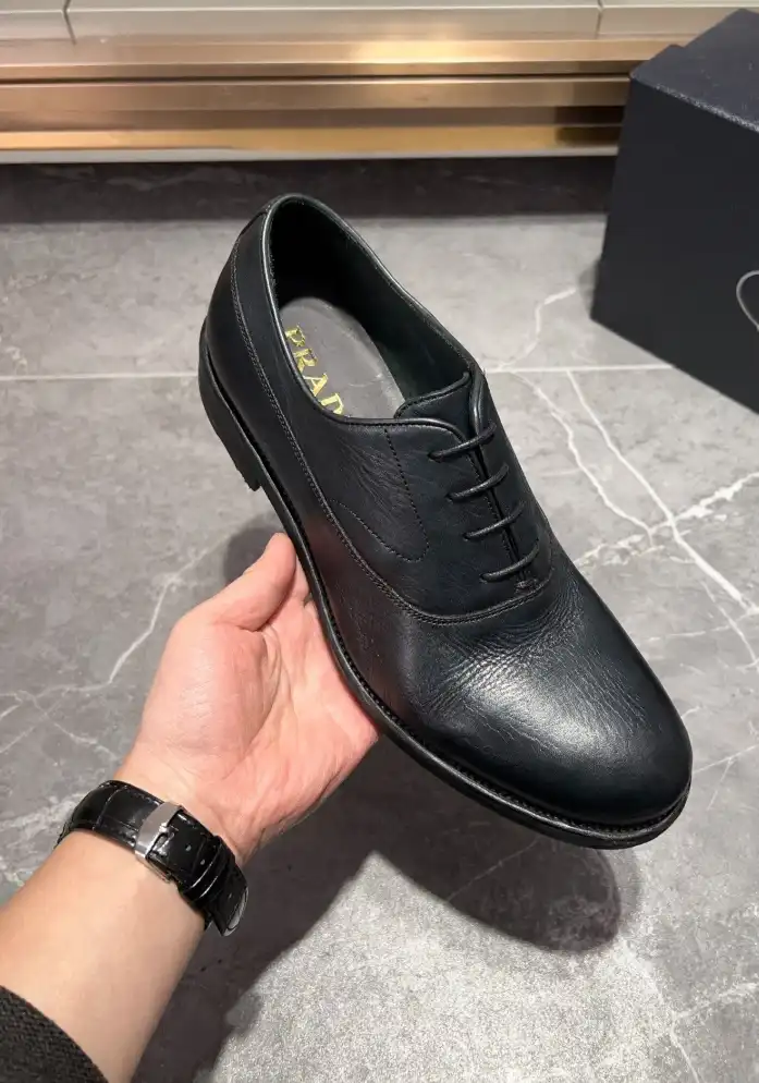 hype Prada Leather Shoes