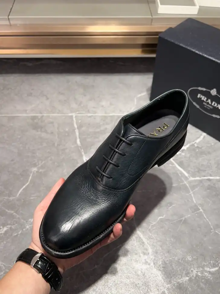 hype Prada Leather Shoes