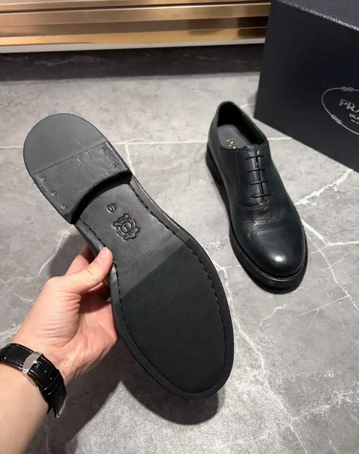 hype Prada Leather Shoes