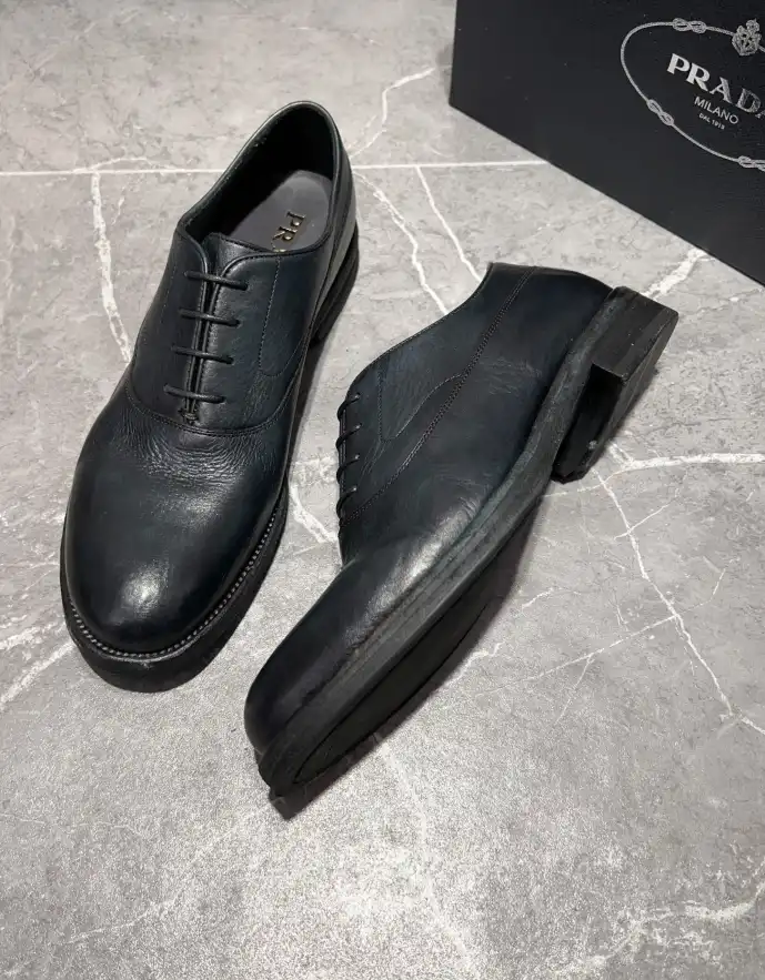 hype Prada Leather Shoes