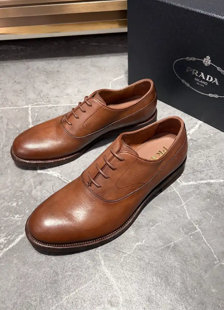 hype Prada Leather Shoes