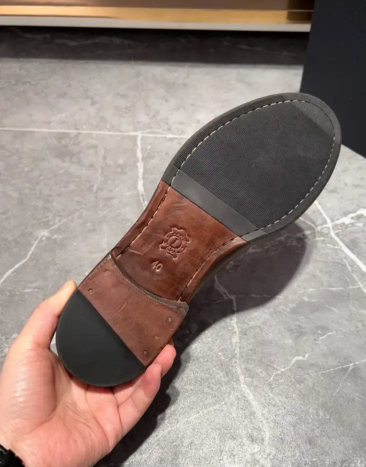 hype Prada Leather Shoes