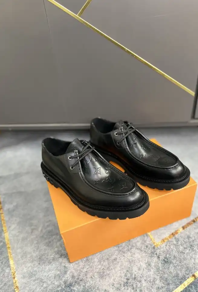 hype LV Leather Shoes