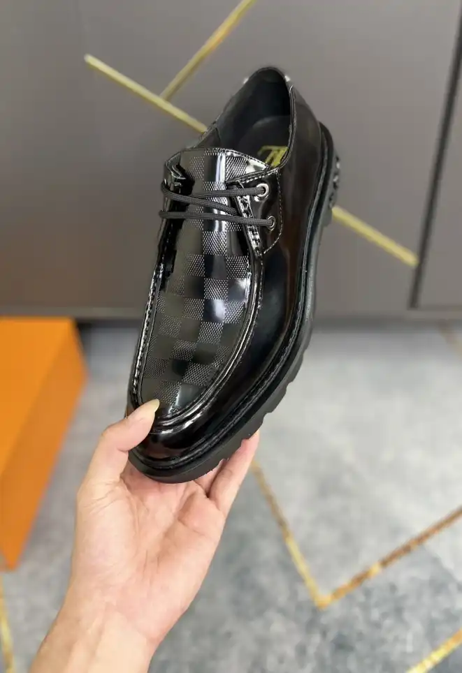 hype LV Leather Shoes