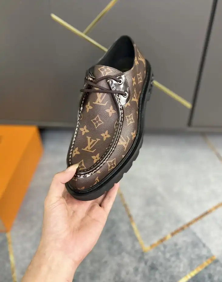 hype LV Leather Shoes