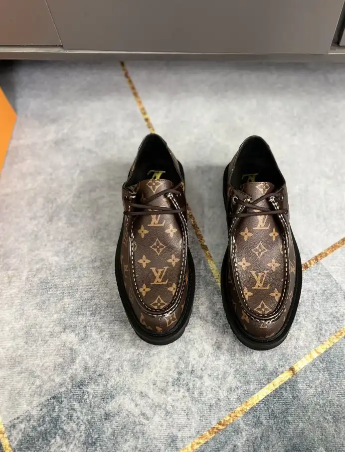 hype LV Leather Shoes