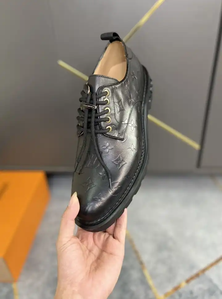 hype LV Leather Shoes