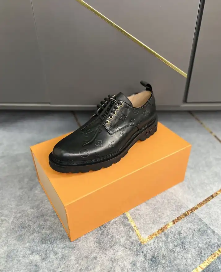 hype LV Leather Shoes