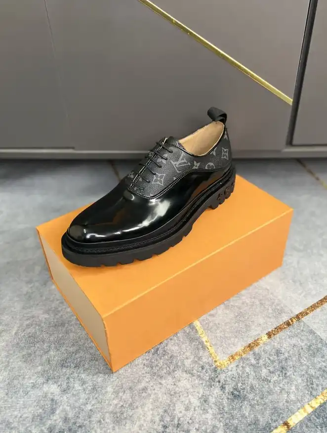 hype LV Leather Shoes