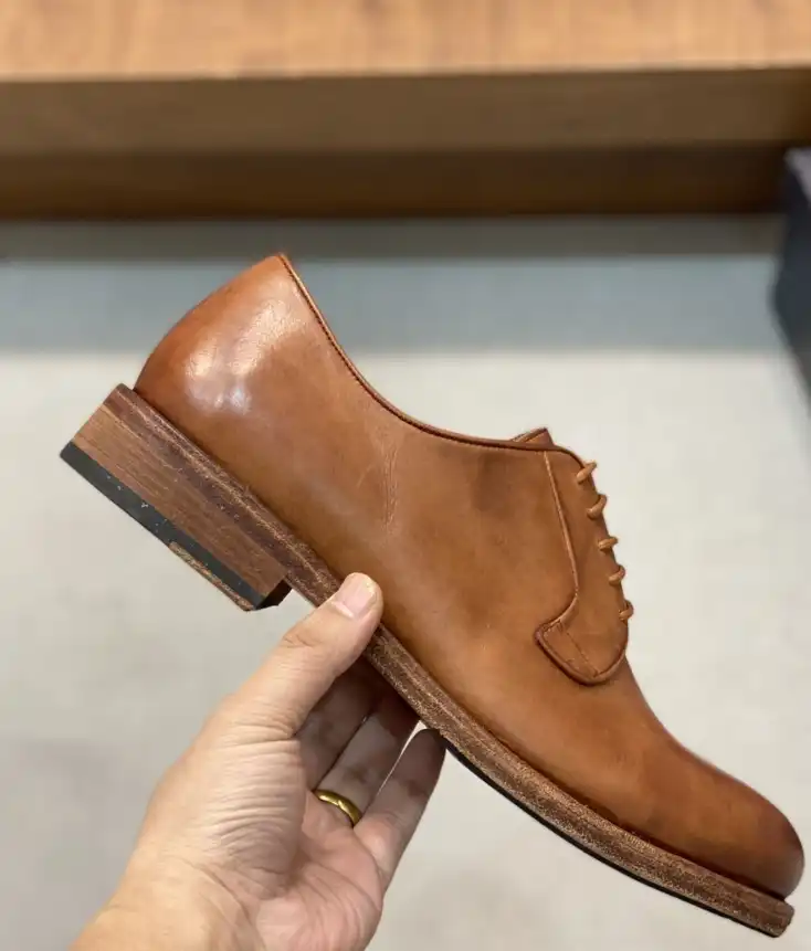 hype Prada Leather Shoes