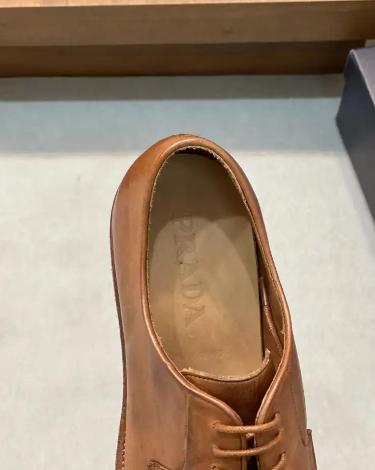 hype Prada Leather Shoes