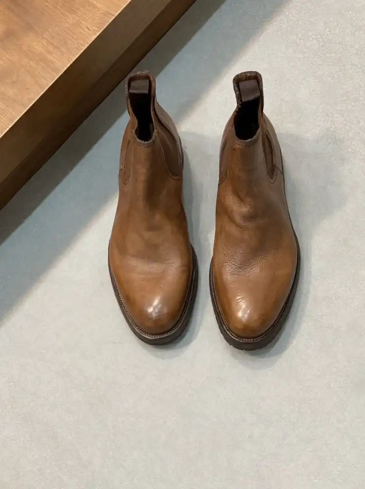 hype Prada Leather Shoes