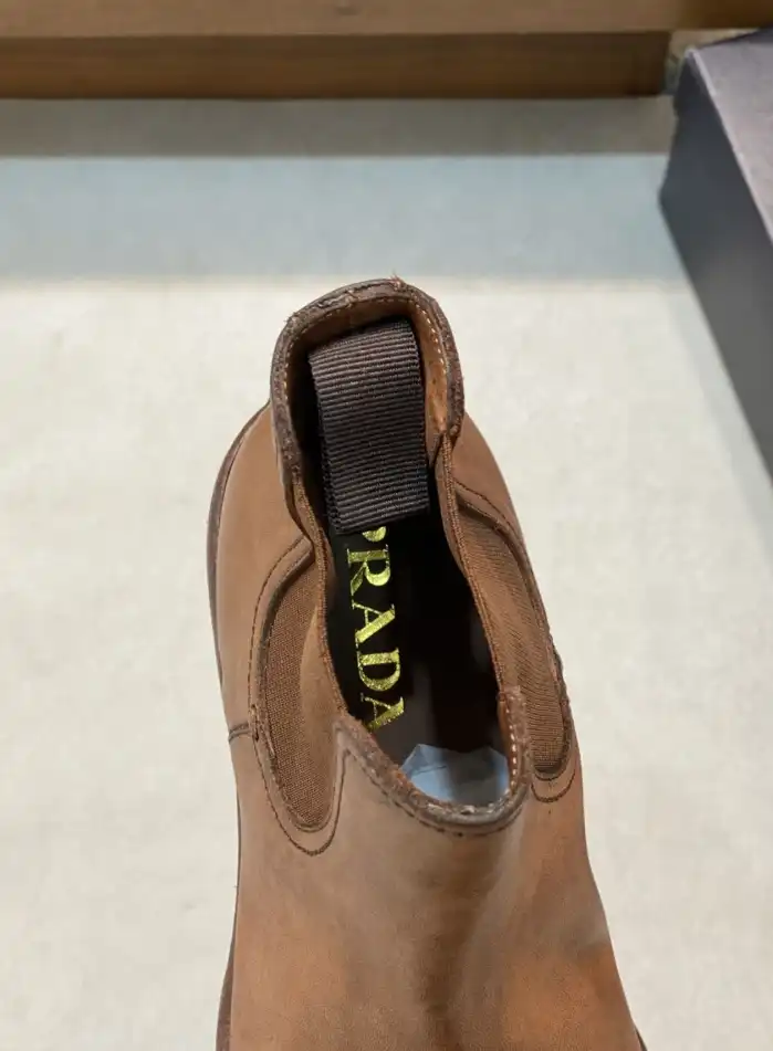 hype Prada Leather Shoes