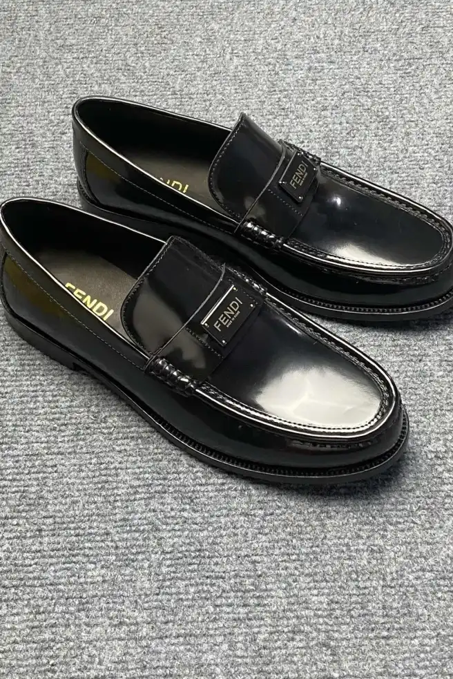 hype Fendi Leather Shoes